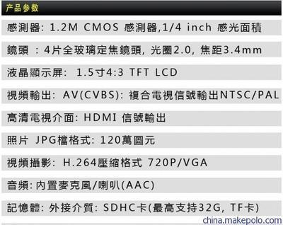 CDV100高清分离式带倒车后视行车记录仪 产品详情与厂家信息